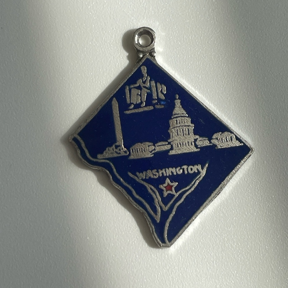 Sterling Silver State Charm